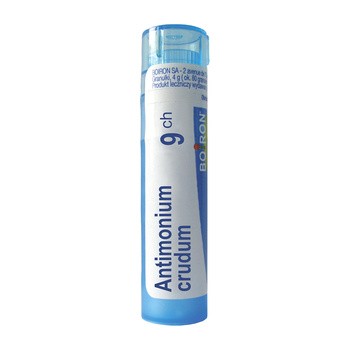 Boiron Antimonium crudum, 9CH, granulki, 4 g