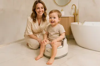 Momini, nocnik dla dzieci i niemowląt 3w1, Softi beige, 1 szt.