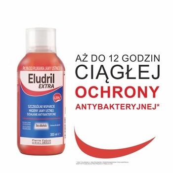 Eludril Extra, płyn do płukania jamy ustnej, 300 ml
