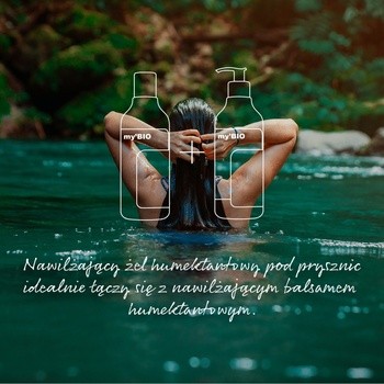 my'BIO, nawilżający żel pod prysznic, humektantowy, 500 ml