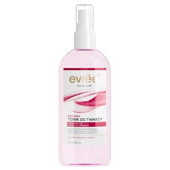 Evree, tonik różany, skóra sucha/mieszana, 200 ml
