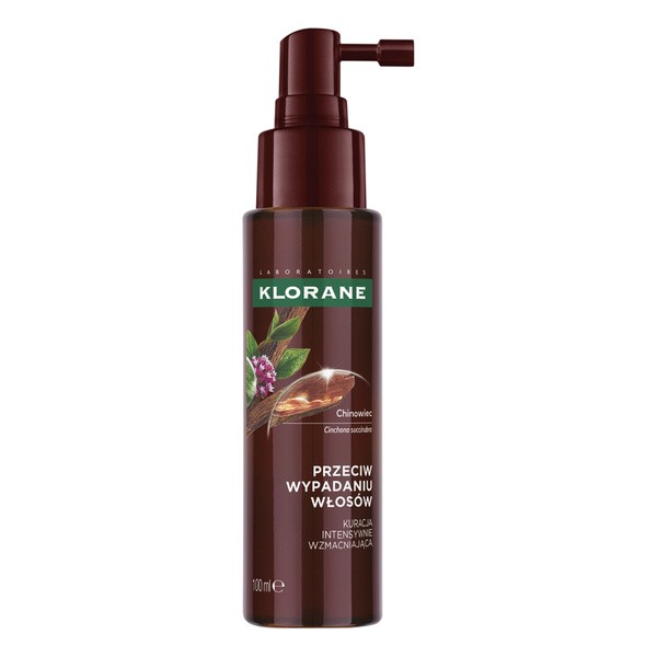 Klorane Klorane, kuracja przeciw wypadaniu włosów z chininą i kofeiną, 100 ml