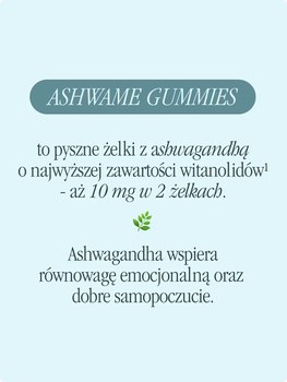 Health Labs AshwaMe Gummies, żelki, smak mango, 60 szt.
