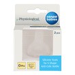 Canpol Babies, smoczek silikonowy do butelki S-Shape S (mini), 0 m+, 2 szt.