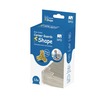 Sipo, zestaw zabezpieczeń narożników, 12 szt.