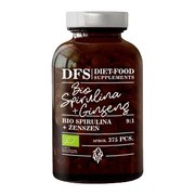 Diet-Food Bio Spirulina z Żeń szeniem, tabletki, 375 szt.        