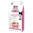 Brit Care Cat Grain-Free Sterilized Sensitive, karma sucha dla kotów sterylizowanych o wrażliwym przewodzie pokarmowym, królik, 2 kg