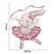 Sipo, Naklejki na ścianę dla dzieci, Króliczek Baletnica, 1 szt.