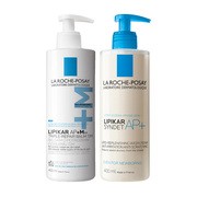 Zestaw La Roche Posay Lipikar, Syndet AP+, krem myjący uzupełniający poziom lipidów, przeciw podrażnieniom skóry, 400 ml + Baume AP+Max, balsam o potrójnym działaniu, 400 ml https://azcdn.doz.pl/image/d/product/eec6d1c2-scale-180x180.png