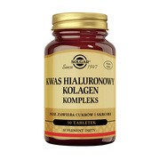 Solgar Kwas hialuronowy Kolagen Kompleks, 120 mg, tabletki, 30 szt. https://azcdn.doz.pl/image/d/product/5ef811ed-scale-180x180.png