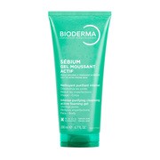 Bioderma Sebium Gel moussant actif, żel oczyszczający do skóry tłustej i trądzikowej, 200 ml