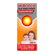 alt Nurofen dla dzieci Forte truskawkowy, 40mg/ml, zawiesina doustna, 150 ml