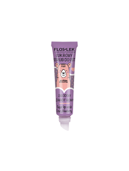 Flos-Lek, Vege Lip Care, cukrowy scrub do ust, jagodowy zawrót głowy, 14 g