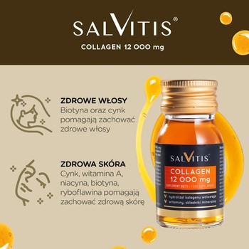 Zestaw Salvitis Collagen, kolagen do picia, płyn, 30 ml x 60 szt.