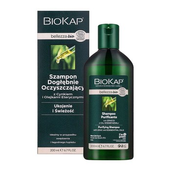 Biokap Belleza BIO, szampon dogłębnie oczyszczający, 200 ml