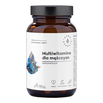 Aura Herbals Multiwitamina dla mężczyzn, mikrokapsułki, kapsułki, 60 szt.