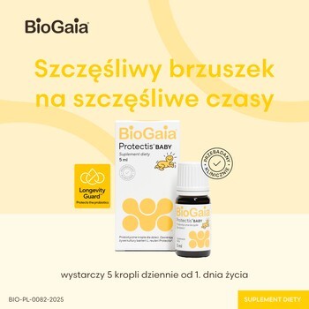 BioGaia probiotyczne krople dla dzieci, 5 ml