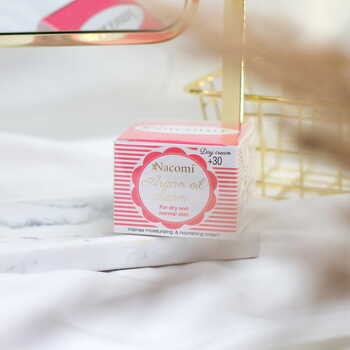 Nacomi, krem arganowy na dzień, 30+, z witaminą E, 50 ml