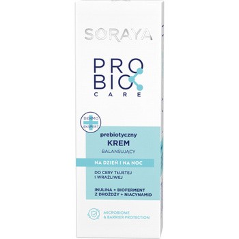 Soraya Probio Care, prebiotyczny krem balansujący do skóry tłustej i wrażliwej, 50 ml