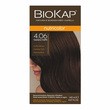 Biokap Nutricolor, farba do włosów, 4.06 kawowy brąz, 140 ml