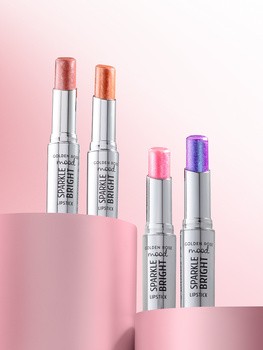 Golden Rose, Sparkle Bright, błyszcząca pomadka do ust, nr 154, 3,3 g