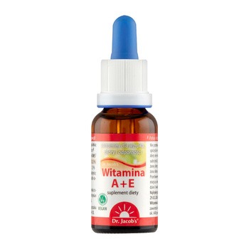 Dr Jacob's, Witamina A + E, krople, 20 ml