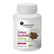 Aliness Coleus Forskohlii extract 10% 400 mg, kapsułki, 100 szt.