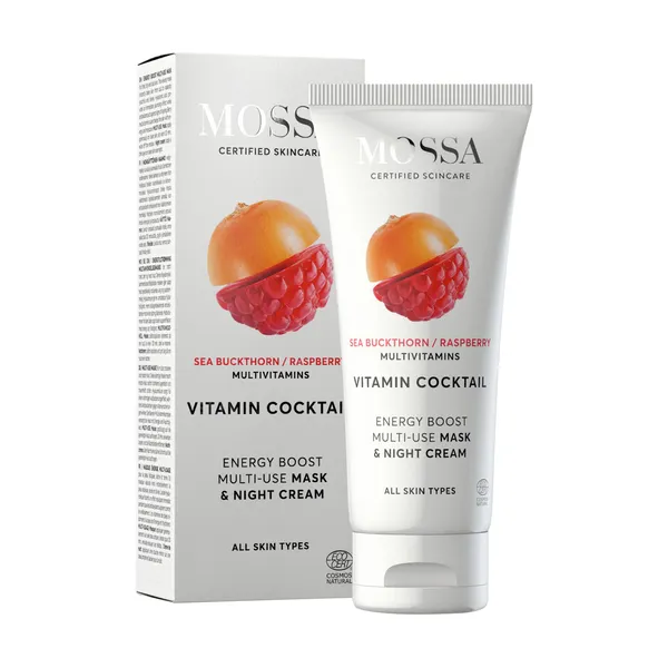 Maska-krem ujędrniająco-odżywcza z rokitnikiem i maliną 60ml [Mossa] - Mossa