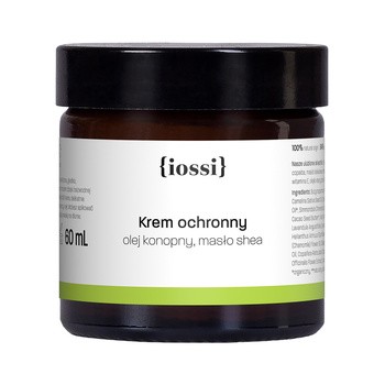 Iossi, krem ochronny, olej konopny, masło shea, 60 ml