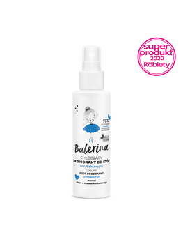 Flos-Lek Balerina, chłodzący dezodorant do stóp antybakteryjny, 100 ml