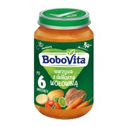 alt BoboVita, obiadek warzywa z delikatną wołowiną, 6m+, 190 g