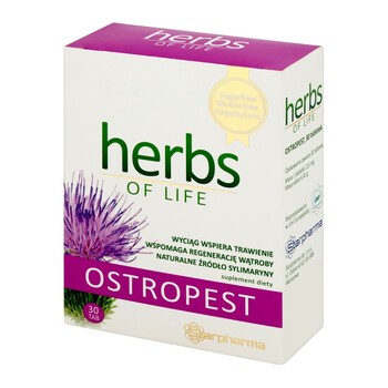Herbs of Life, Ostropest, tabletki, 30 szt.