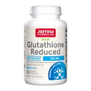 Jarrow Formulas, Glutathione Reduced 500 mg, kapsułki,  60 szt.        