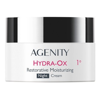Agenity 1° Hydra-Ox, odbudowujący krem nawilżający na noc, 50 ml