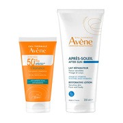 Zestaw Avene Eau Thermale, Apres-Soleil, regenerujący balsam po opalaniu, 200 ml + Cleanance, krem ochronny SPF 50+ do skóry tłustej, skłonnej do niedoskonałości, 50 ml https://azcdn.doz.pl/image/d/product/d9f5be5a-scale-180x180.png