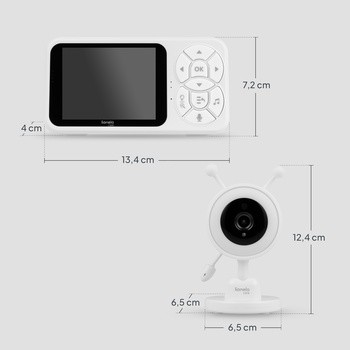 Lionelo Babyline 3.4, niania elektroniczna, 1 szt.