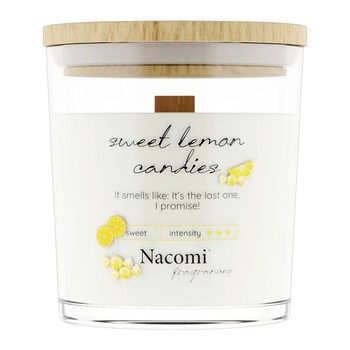 Nacomi Fragrances, sweet lemon candies, świeca sojowa, 140 g