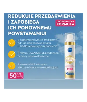 Nivea Cellular Luminous 630, krem przeciwko przebarwieniom, na dzień, SPF 50, 40 ml