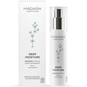 Madara Deep Moisture, bogaty krem odżywczy na dzień, 50 ml