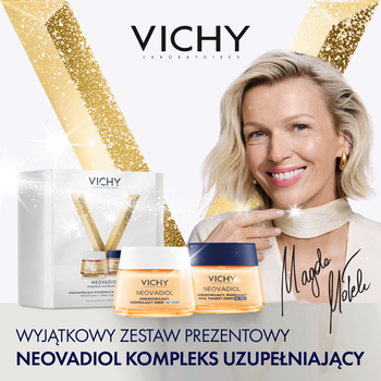 Zestaw Vichy Neovadiol Kompleks uzupełniający, odbudowujący i ujędrniający krem na dzień dla skóry suchej, 50 ml + odbudowujący i modelujący owal twarzy krem na noc, 50 ml