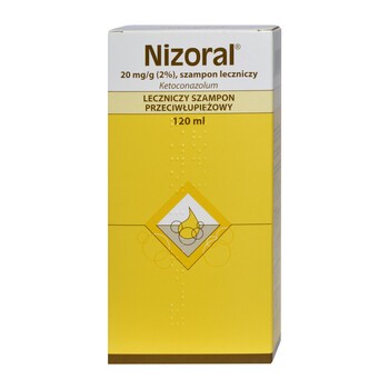Nizoral, (20 mg/g), szampon leczniczy, 120 ml (import równoległy, InPharm)