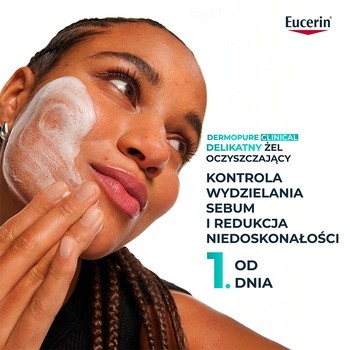 Eucerin Dermopure Clinical, żel oczyszczający do twarzy i ciała dla skóry tłustej, 400 ml