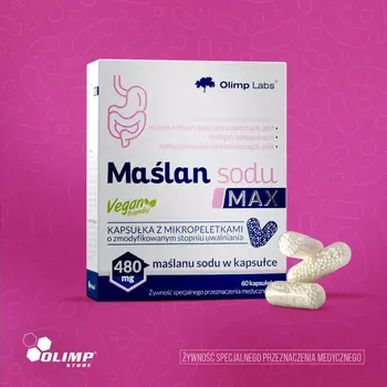 Olimp Maślan sodu MAX, kapsułki, 60 szt.