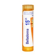 Boiron Belladonna, 15 CH, granulki, 4 g