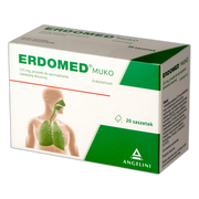 Erdomed Muko, 225 mg, proszek do sporządzania zawiesiny doustnej, 20 saszetek