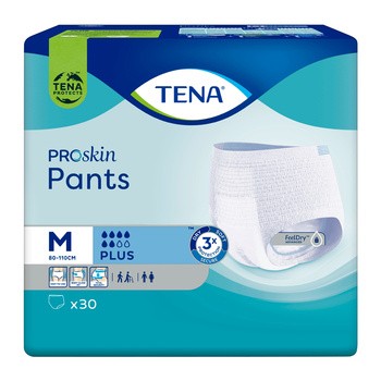 TENA Pants ProSkin Plus, majtki chłonne, rozmiar M, 30 szt.