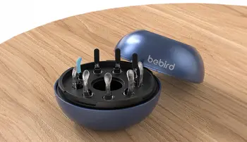 Otoskop z kamerą do czysz uszu, m9s, niebieski