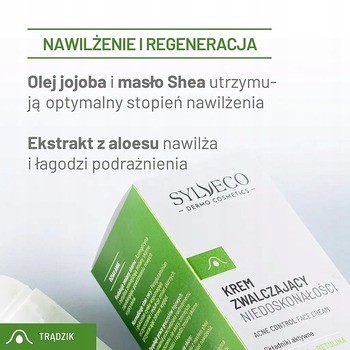 Sylveco Dermo Trądzik, krem zwalczający niedoskonałości, 50 ml