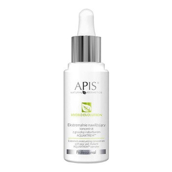 Apis Hydro Evolution, koncentrat ekstremalnie nawilżający z gruszką i rabarbarem, 30 ml