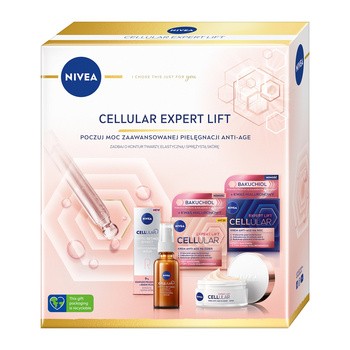 Zestaw Promocyjny Nivea Cellular Expert Lift, serum, 30 ml + krem dzień, 30 ml + krem na noc, 50 ml